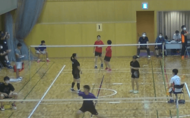 バドミントン(新潟)女子ダブルス決勝