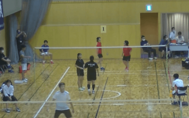バドミントン(新潟)女子ダブルス決勝 第1G・第2G