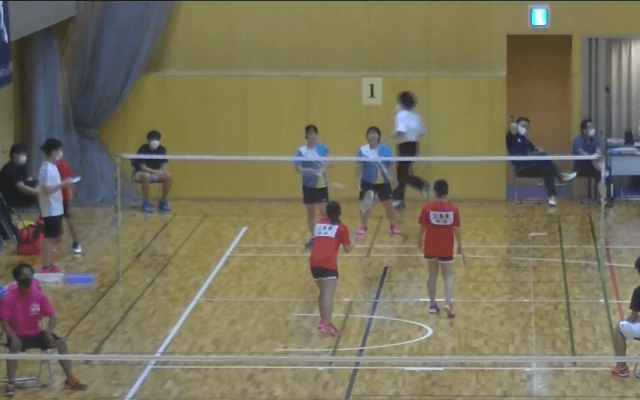 バドミントン(新潟)女子ダブルス準決勝①