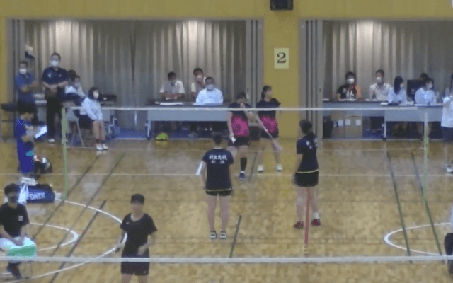 バドミントン(新潟)女子ダブルス準決勝②