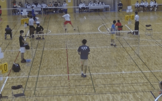 バドミントン(新潟)男子シングルス準決勝①