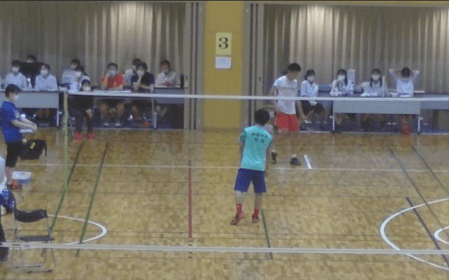 バドミントン(新潟)男子シングルス準決勝②