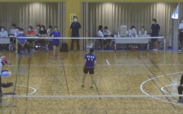 バドミントン(新潟)女子シングルス準決勝①