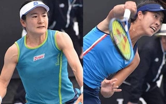 青山修子/柴原瑛菜組が初戦突破