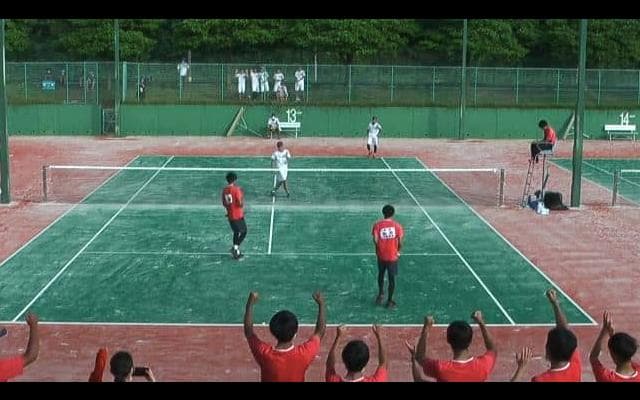 ソフトテニス（新潟）男子団体決勝③