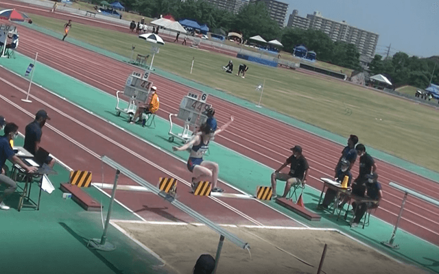 陸上競技（滋賀県）女子 1.2.3年 走幅跳2