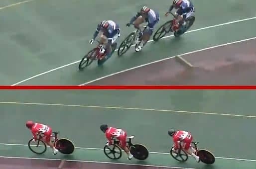 自転車（全国）JCSPAジュニアサイクルスポーツ大会　1日目（チームスプリント決勝）