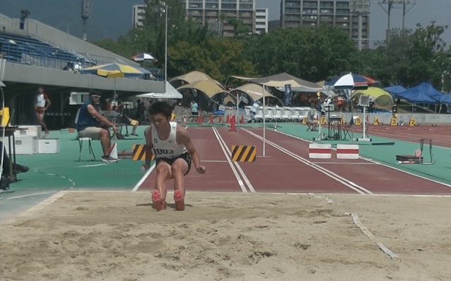 陸上競技（滋賀県）男子 1年 三段跳