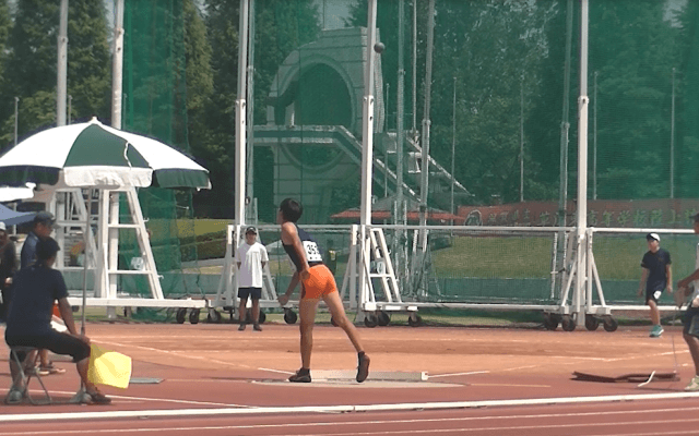 陸上競技（滋賀県）男子 2年 砲丸投