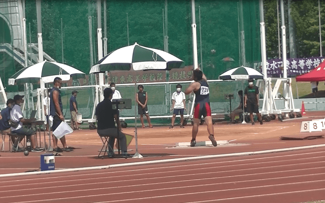陸上競技（滋賀県）男子 1.3年 砲丸投