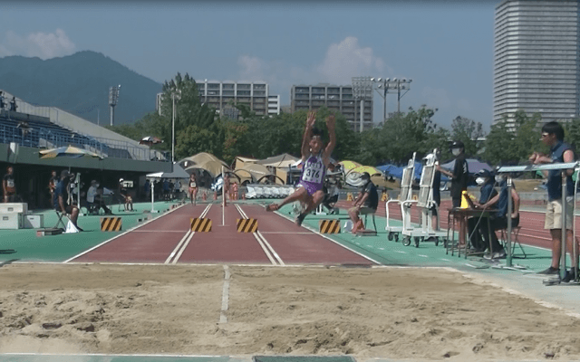 陸上競技（滋賀県）男子 2.3年 三段跳