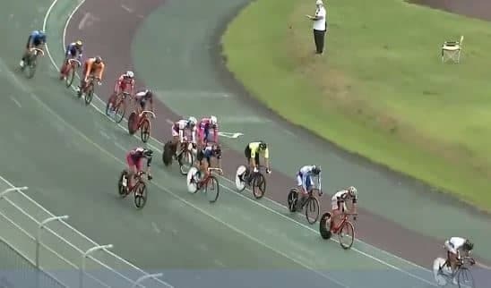 自転車（全国）JCSPAジュニアサイクルスポーツ大会　２日目（スクラッチ予選）