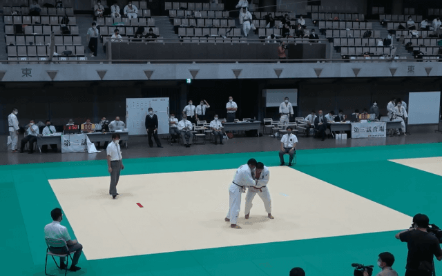 柔道（東京都）第二試合場　男子3年 決勝