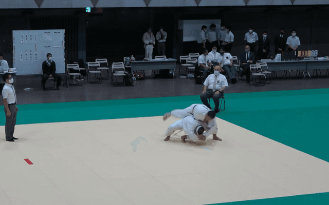 柔道（東京都）第二試合場　男子2年 決勝