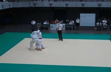 柔道（東京都）第一試合場　男子3年 決勝(66kg.90kg.90kg超)