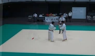 柔道（東京都）第一試合場　男子3年 準決勝(66kg.90kg.90kg超)