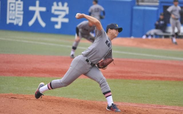 エース・木澤が粘投を見せるも、引き分けに終わる 明大①