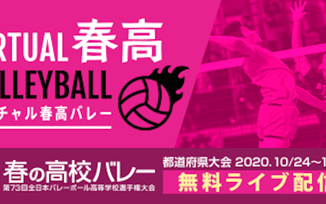 【春高バレー】 都道府県大会代表決定戦の日程一覧