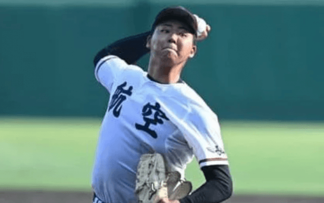 日本航空石川のドラフト候補は超素材型 右腕。コロナ帰省でスケールアップ