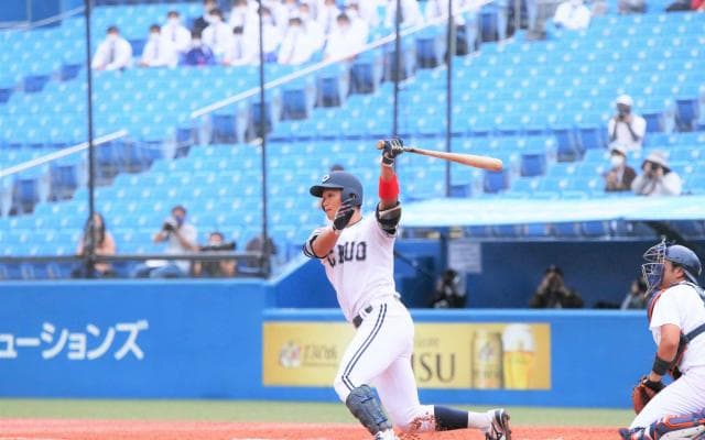 戦国東都注目選手 強力中大打線の中軸を打つ逸材・森下翔太