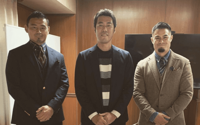 レジェンドが３人！？　田村優が大物スポーツ選手らとの３ショットを公開