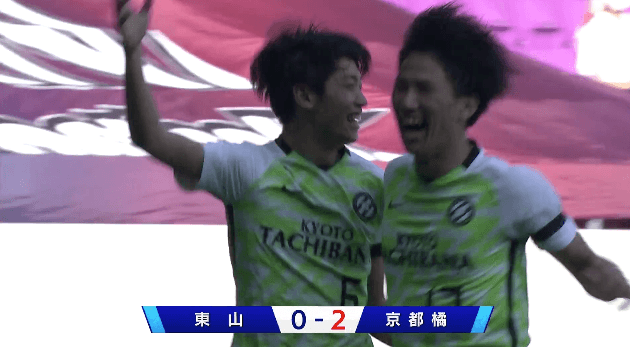 京都橘vs東山 全国高校サッカー選手権 京都府大会決勝