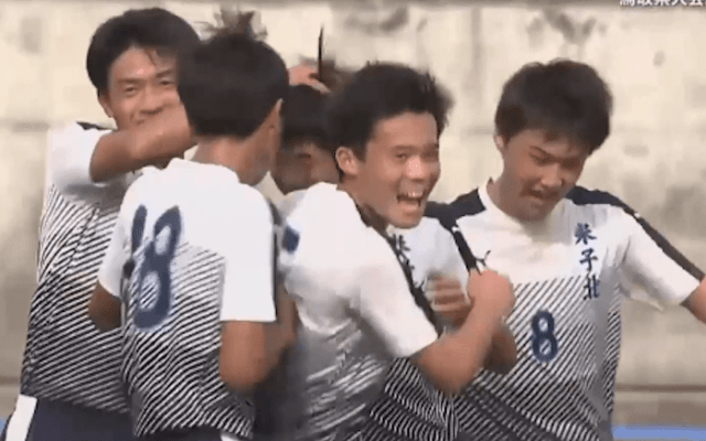 米子北vs米子東 全国高校サッカー選手権 鳥取県大会決勝