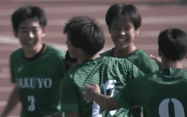 岡山学芸館vs作陽 全国高校サッカー選手権 岡山県大会決勝