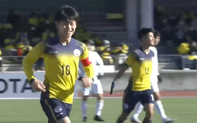 関東第一(東京B)vs山辺(奈良) 全国高校サッカー選手権 1回戦