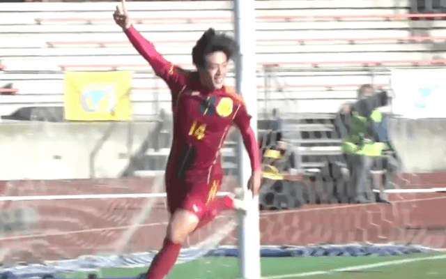 遠野(長野)vs神戸広陵(兵庫) 全国高校サッカー選手権 1回戦