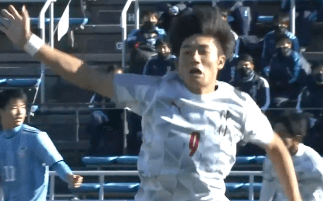 近江(滋賀)vs神村学園(鹿児島) 全国高校サッカー選手権 2回戦