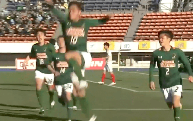 広島皆実(広島)vs青森山田(青森) 全国高校サッカー選手権 2回戦