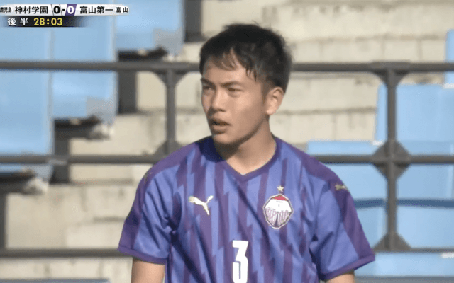 神村学園(鹿児島)vs富山一(富山) 全国高校サッカー選手権 3回戦