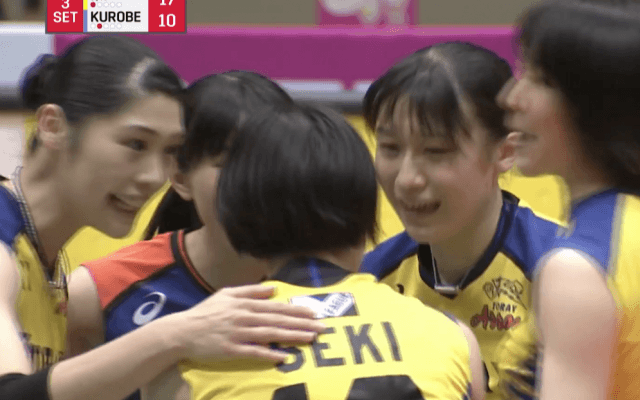 Ｖリーグ女子　東レアローズ vs.KUROBEアクアフェアリーズ 2020/11/22【ハイライト】