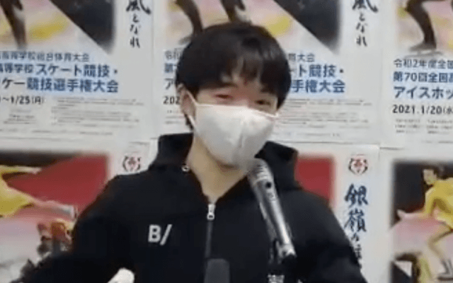 フィギュア鍵山 曲止まるトラブルも「一番集中できた」とSP首位発進