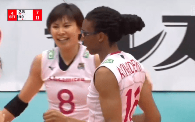 【動画】久光vs日立戦で見応えのある長いラリーの応酬が続く - V1女子（1月30日）