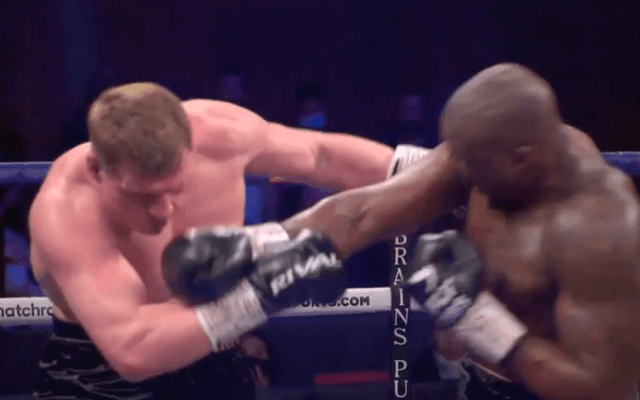 【動画】リベンジに燃えるホワイトがポベトキンに強烈フックを叩き込む