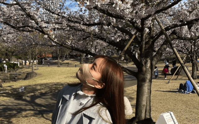 🌸桜コラボの美女✨プロダンサー♡HONAMIが本気モード⁉️