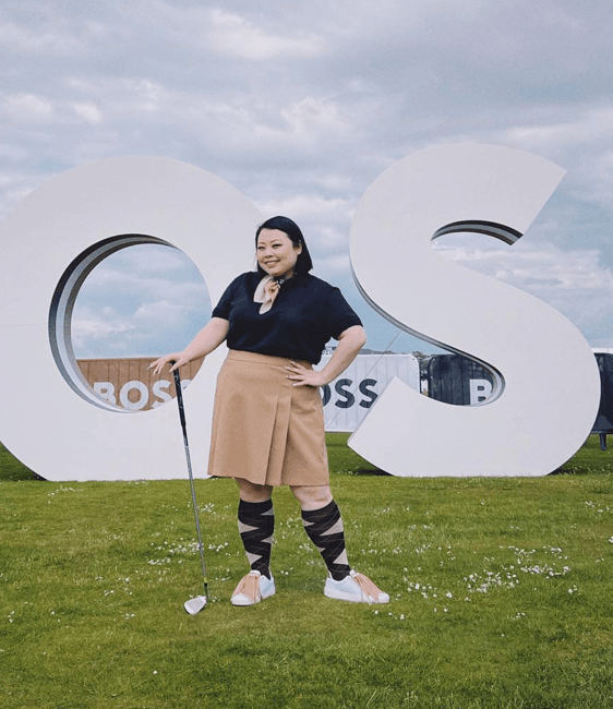 🌈渡辺直美、スコットランドで⛳️ゴルフ⁉️「直美ちゃんは青空に映えるね✨」の声