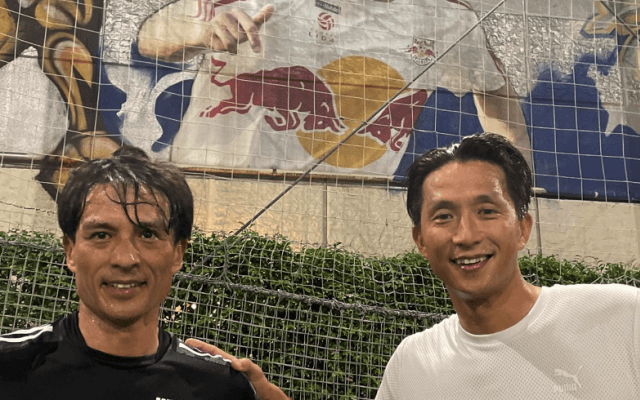 ⚽️福西崇史、ツネ様❤️と汗だく💦フットサルで「🤪真面目かって…✨懐かし」