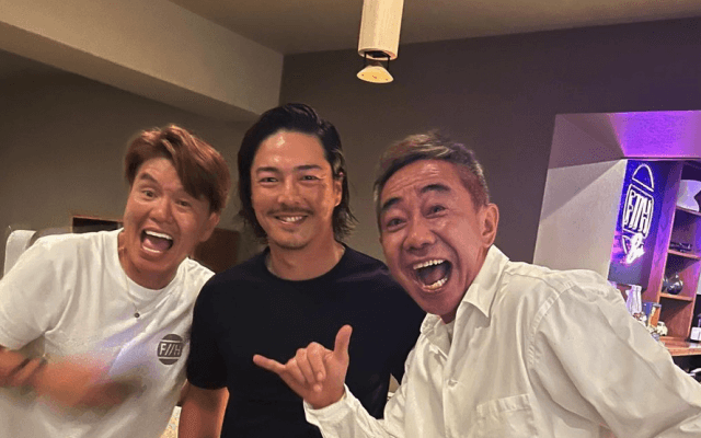 「え⁉️一瞬だれかと💦」「ワイルド〜🔥」⛳️石川遼、木梨憲武＆ヒロミと最新ショットが話題に