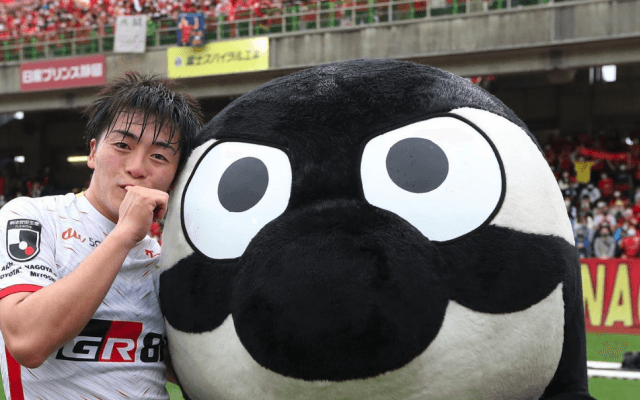 ⚽️トレンド入り✨相馬きゅん、グランパスくんも「おめでとうだがね✨」