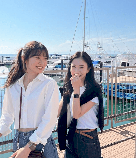 🌈トシちゃんの娘❤️田原可南子、姉妹ショット反響「妹さん😵背が高い❣️」「逗子が海外みたい💦」