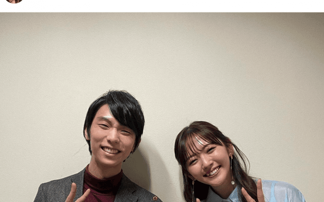 「同い年なの⁉️」「凄い💦」鈴木愛理、羽生結弦と2Sで大反響😵