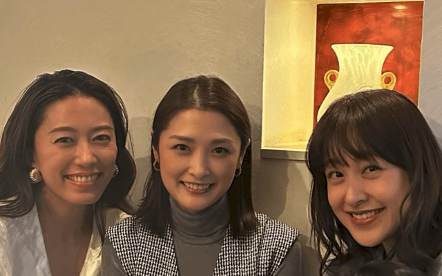 🌈里田まい、石川梨華とハロプロ女子会に「エモ過ぎる😵」の声