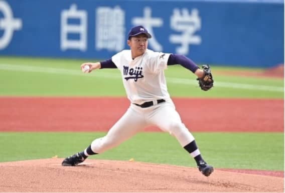 復活した“エースナンバー”　明大・村田賢一、平常心で臨んだ開幕マウンド