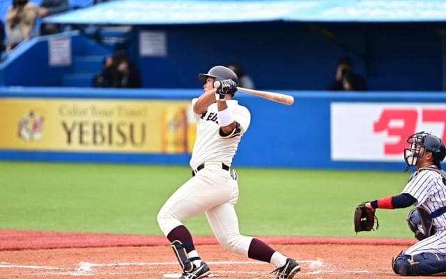 怪我を乗り越えリーグ戦初アーチ　“山梨のデスパイネ”早大・野村健太が本領発揮