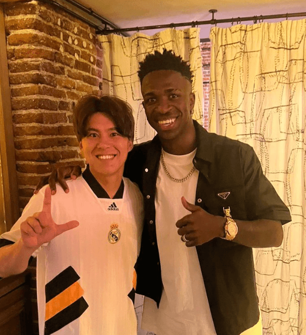 ⚽️森保監督の息子、YouTuberけーご「ヴィニシウスjrと奇跡の遭遇」