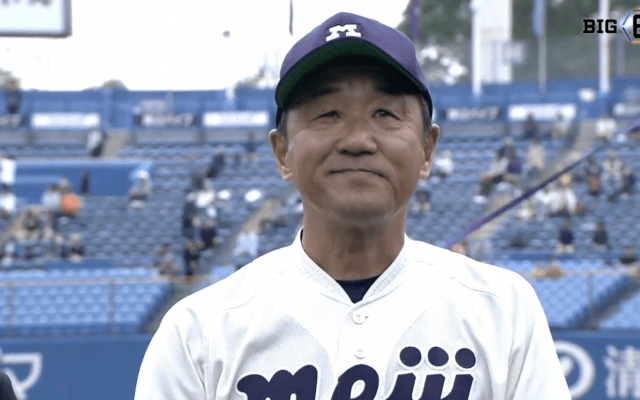 【優勝監督インタビュー】明治大学 ​田中武宏監督