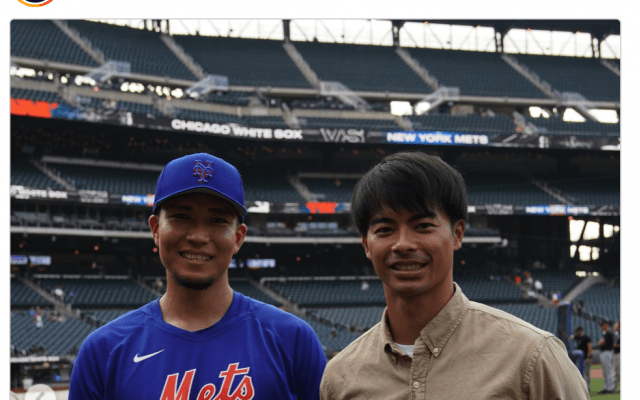 ⚾️千賀滉大、⚽️三笘薫と初対面❣️ユニフォーム交換⚾️⚽が話題に✨